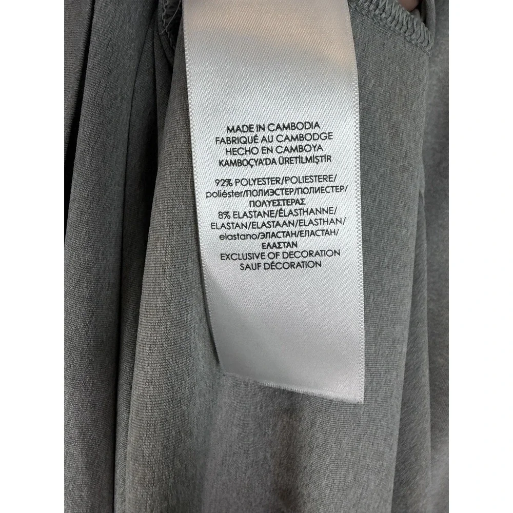 Polo Ralph Lauren Polo Shirt Mens XL Gray Solid Performance Stretch Golf Jersey